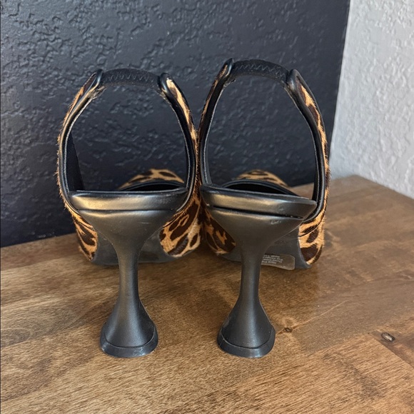 Vionic Leopard Print Slingback Heels Size 8 - Picture 4 of 5